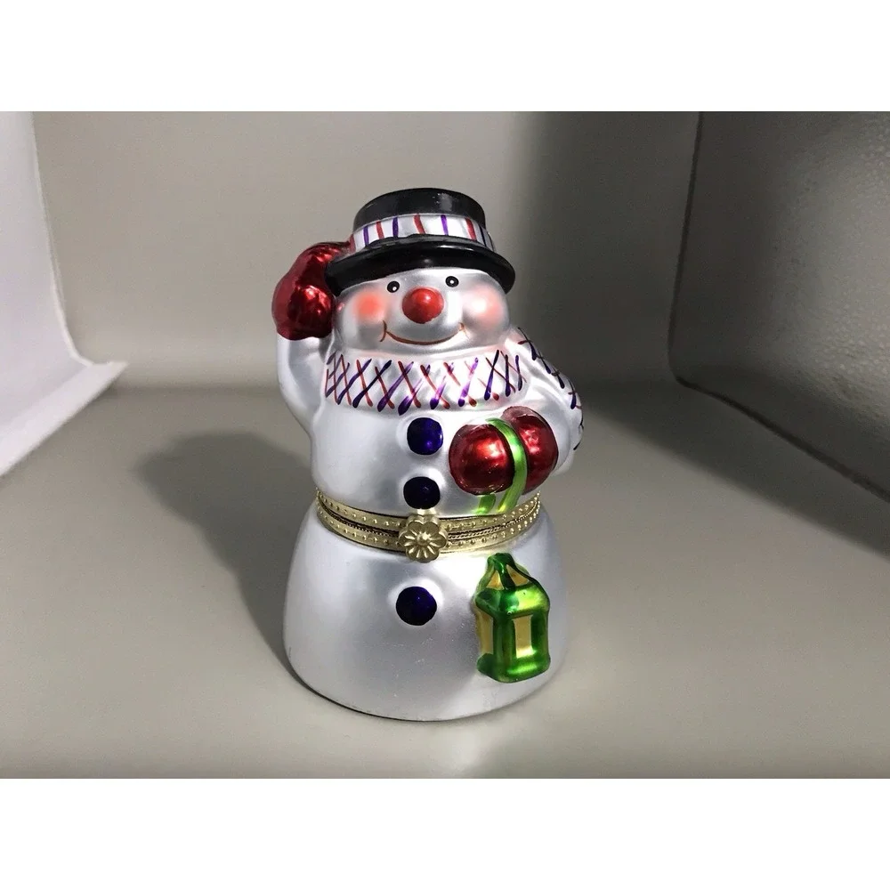 Mr Christmas Plays‎ Deck The Halls Animated Snowman Music Box 5